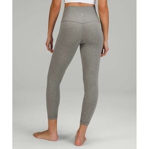 Lululemon Size 2 Heathered Grey Align High-Rise Pant 25" Leggings Minimalist